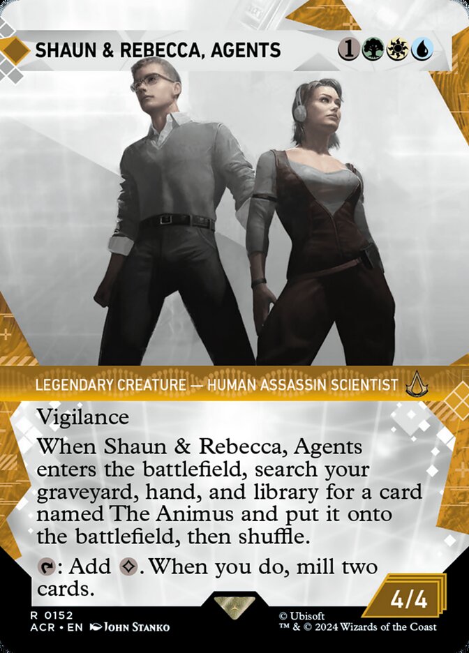 Shaun & Rebecca, Agents 152/110 (Universes Beyond: Assassin's Creed) 