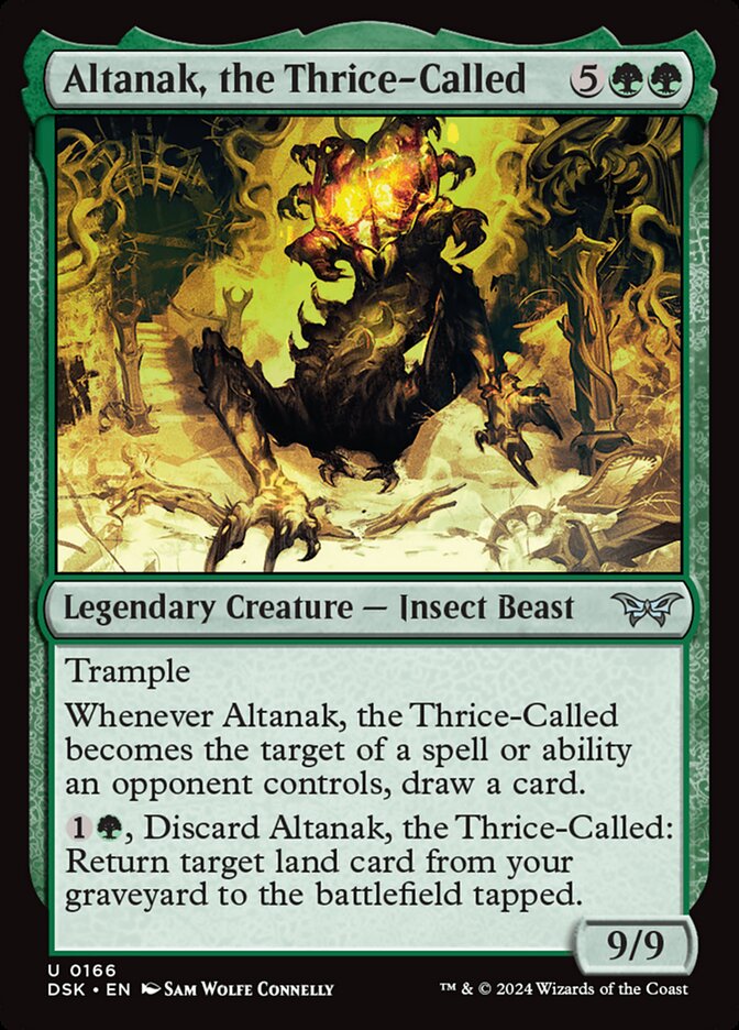 Altanak, the Thrice-Called 166 (Duskmourn: House of Horror) 