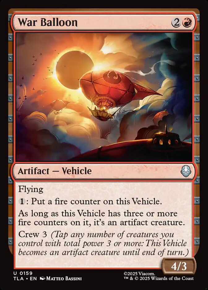 War Balloon 159/286 (Avatar: The Last Airbender) 