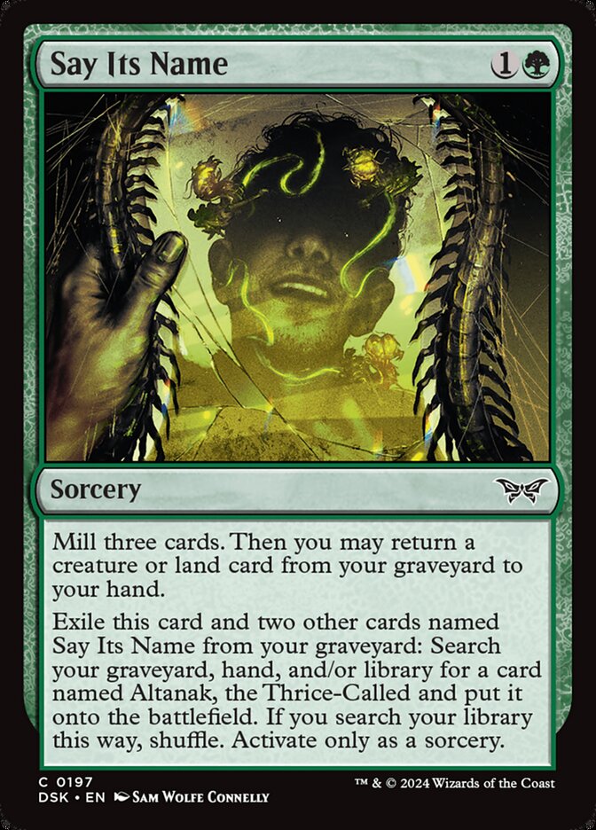 Say Its Name 197/286 (Duskmourn: House of Horror) 