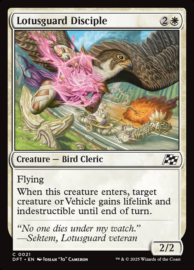 Lotusguard Disciple 21/291 (Aetherdrift)  - Foil