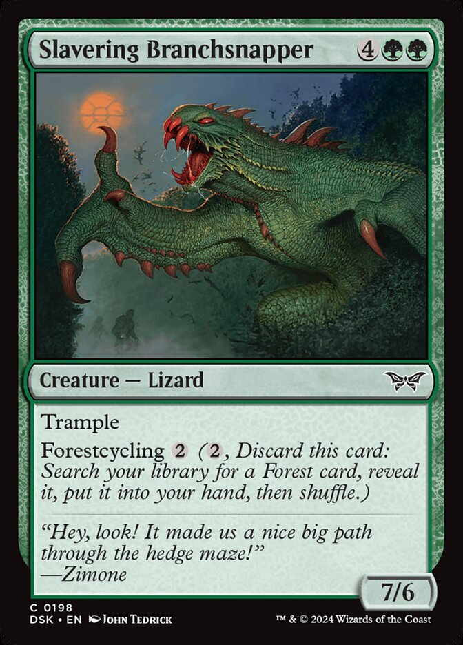 Slavering Branchsnapper 198/286 (Duskmourn: House of Horror) 