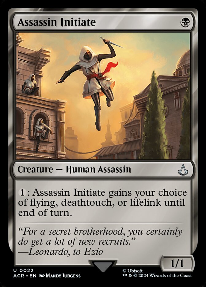 Assassin Initiate 22/110 (Universes Beyond: Assassin's Creed) 