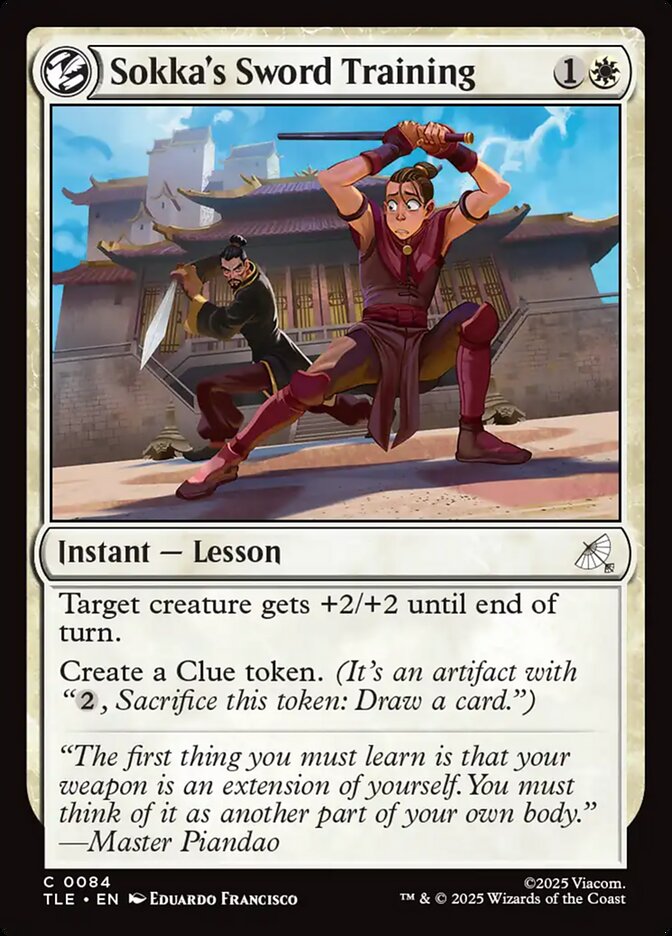 Sokka's Sword Training 84/317 (Avatar: The Last Airbender: Eternal-Legal) 