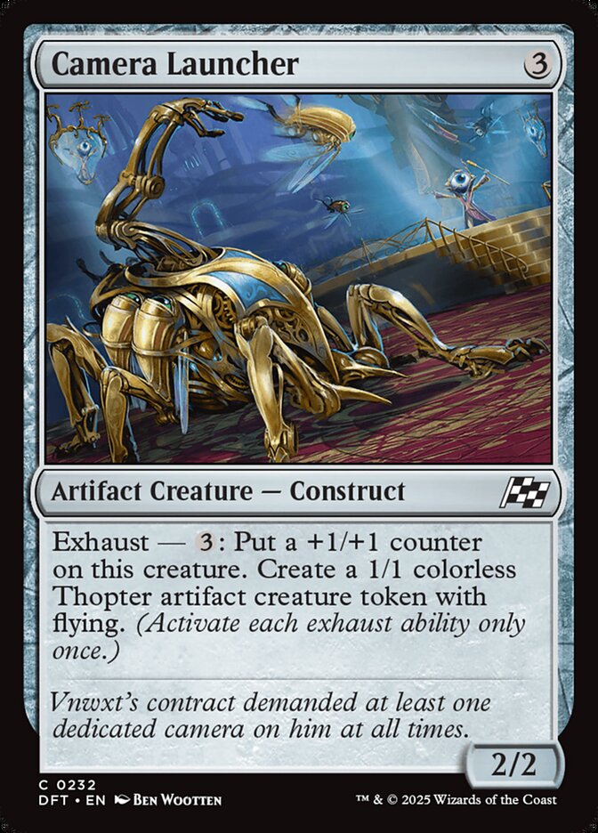 Camera Launcher 232/291 (Aetherdrift)  - Foil