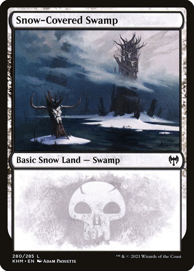 Snow-Covered Swamp 280 (Kaldheim) 