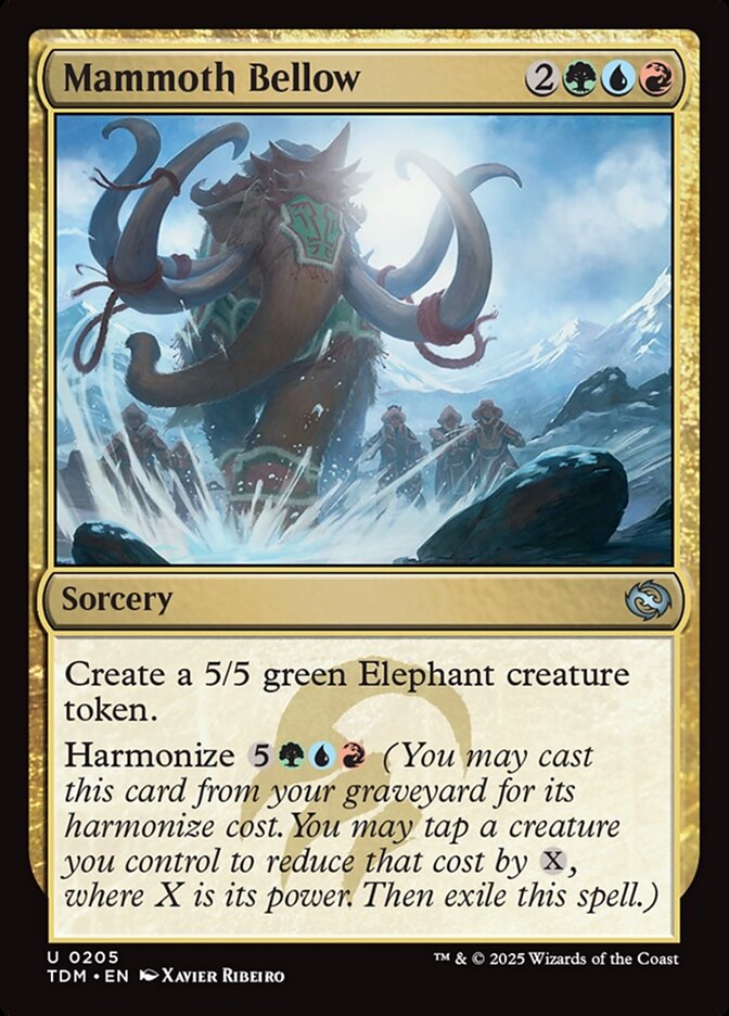 Mammoth Bellow 205/291 (Tarkir: Dragonstorm) 