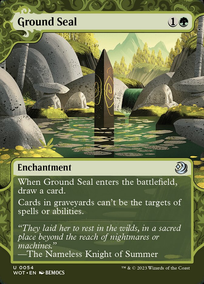 Ground Seal 54/63 (Wilds of Eldraine: Enchanting Tales)  - Showcase