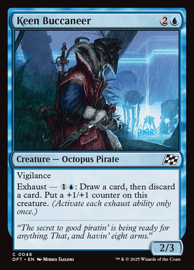 Keen Buccaneer 48/291 (Aetherdrift)  - Foil