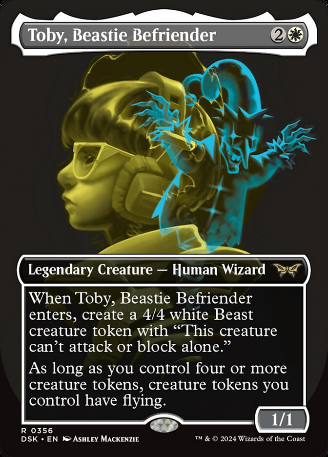 Toby, Beastie Befriender 356 (Duskmourn: House of Horror)  - Borderless