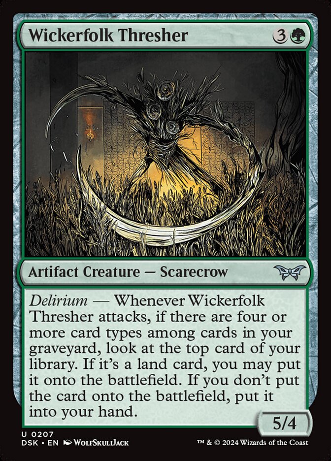 Wickerfolk Thresher 207/286 (Duskmourn: House of Horror) 