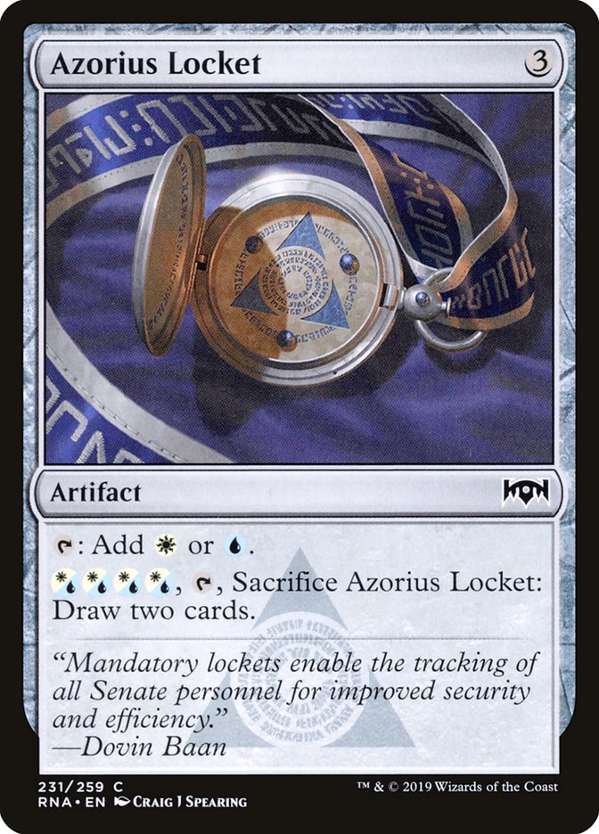 Azorius Locket 231/259 (Ravnica Allegiance) 