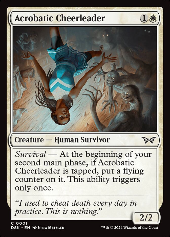 Acrobatic Cheerleader 1/286 (Duskmourn: House of Horror) 