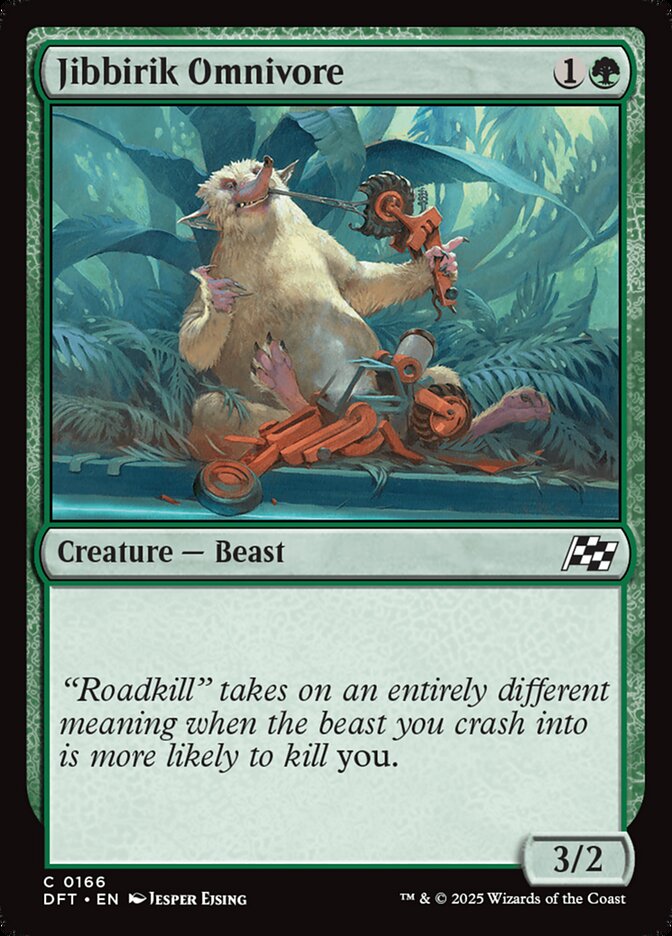 Jibbirik Omnivore 166/291 (Aetherdrift) 