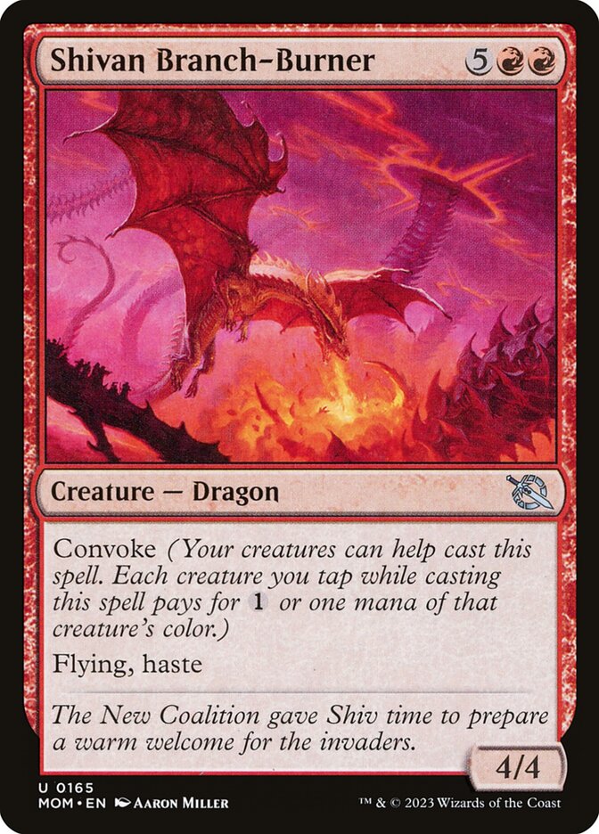 Shivan Branch-Burner 165/291 (March of the Machine) 