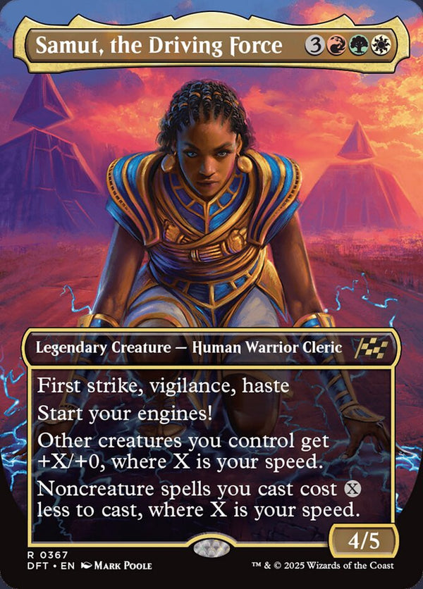 Samut, the Driving Force 367/291 (Aetherdrift)  - Borderless