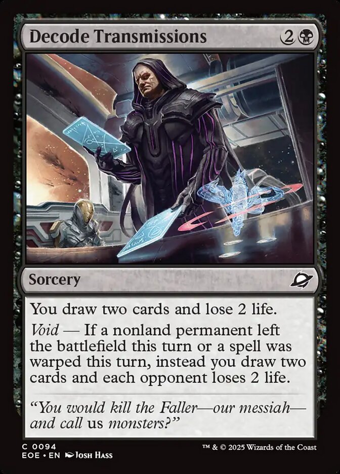 Decode Transmissions 94/276 (Edge of Eternities)  - Foil