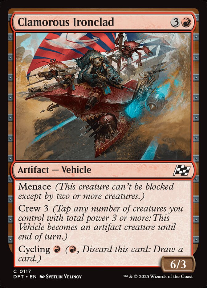 Clamorous Ironclad 117/291 (Aetherdrift) 