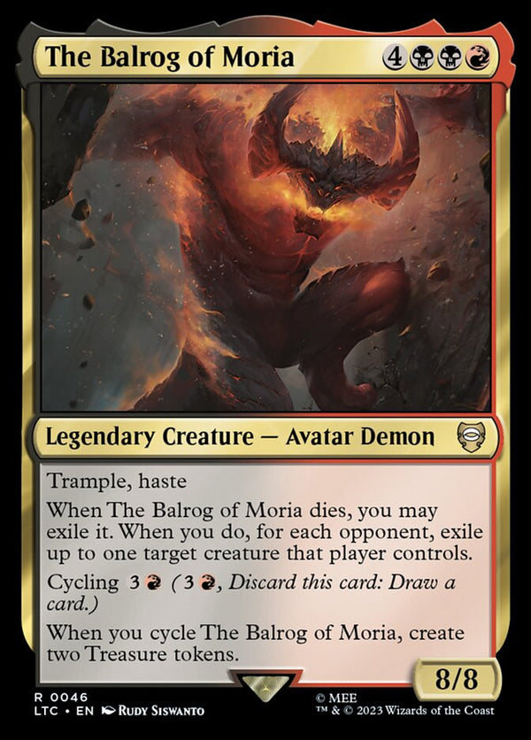 The Balrog of Moria 46 (Commander: The Lord of the Rings: Tales of Middle-earth) 