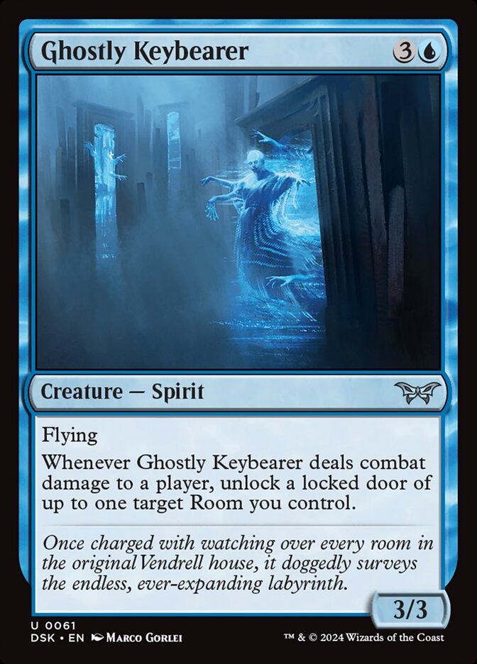 Ghostly Keybearer 61/286 (Duskmourn: House of Horror) 