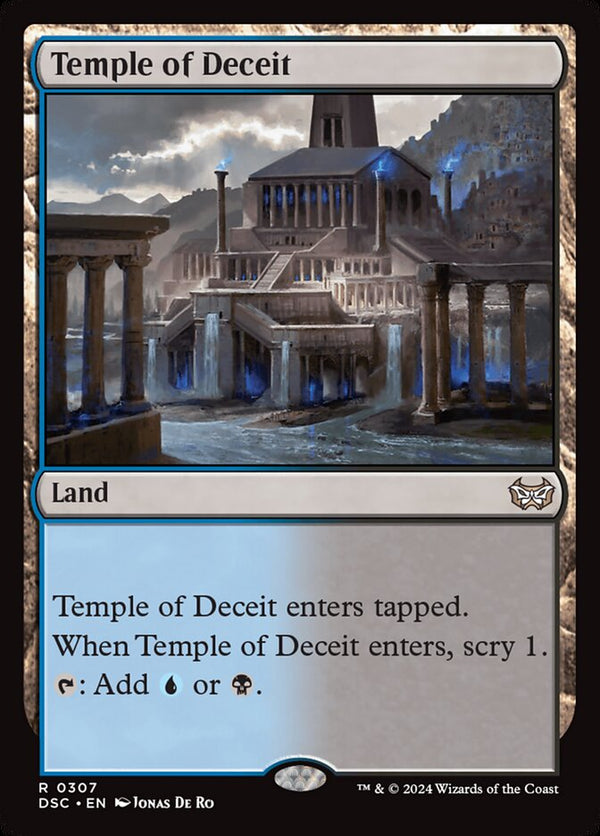 Temple of Deceit 307/40 (Commander: Duskmourn: House of Horror) 