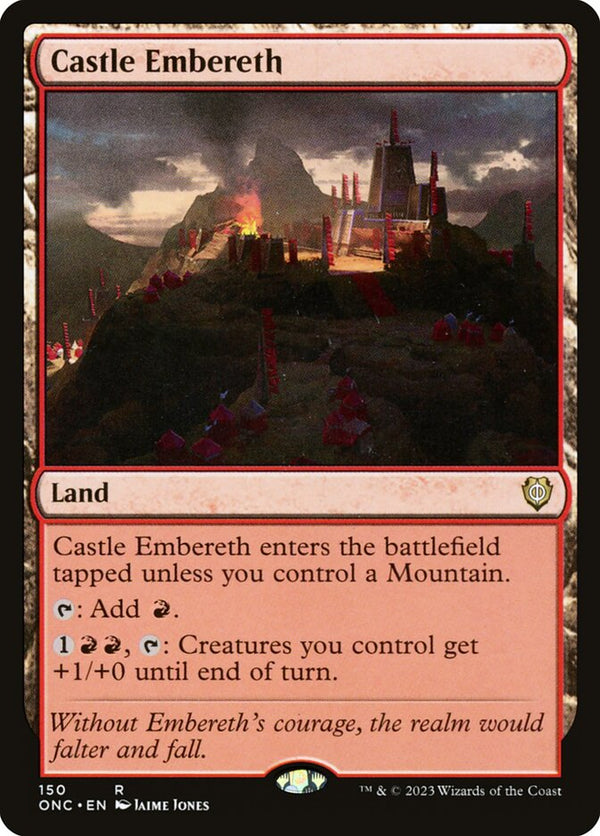 Castle Embereth 150/28 (Commander: Phyrexia: All Will Be One) 