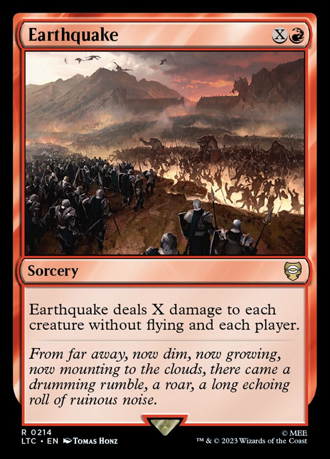 Earthquake 214 (Commander: The Lord of the Rings: Tales of Middle-earth) 