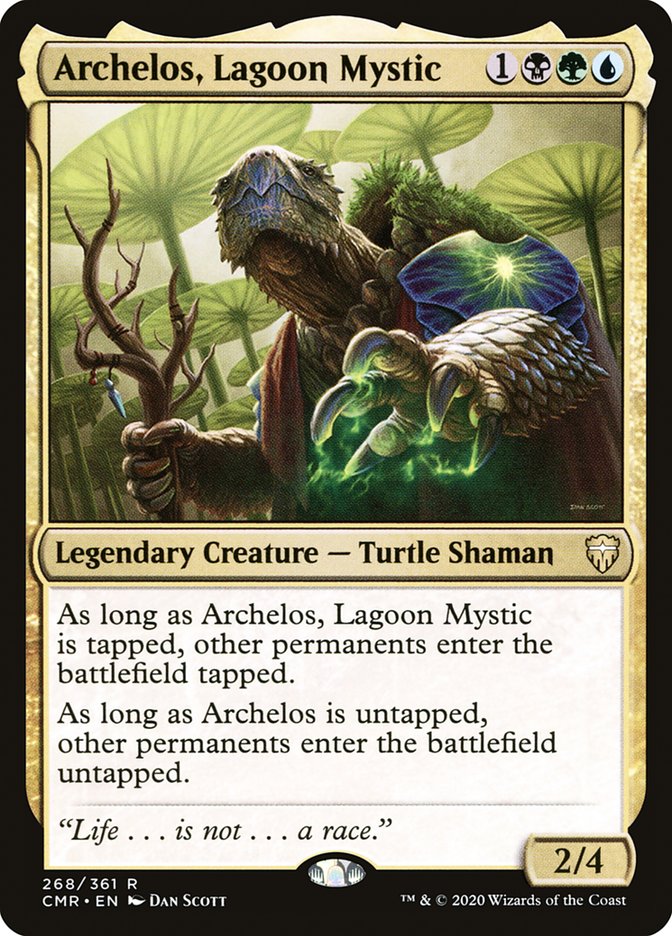 Archelos, Lagoon Mystic 268/361 (Commander Legends) 