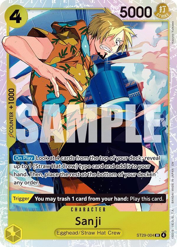 Sanji ST29-004 (Starter Deck 29: Egghead)  - Foil
