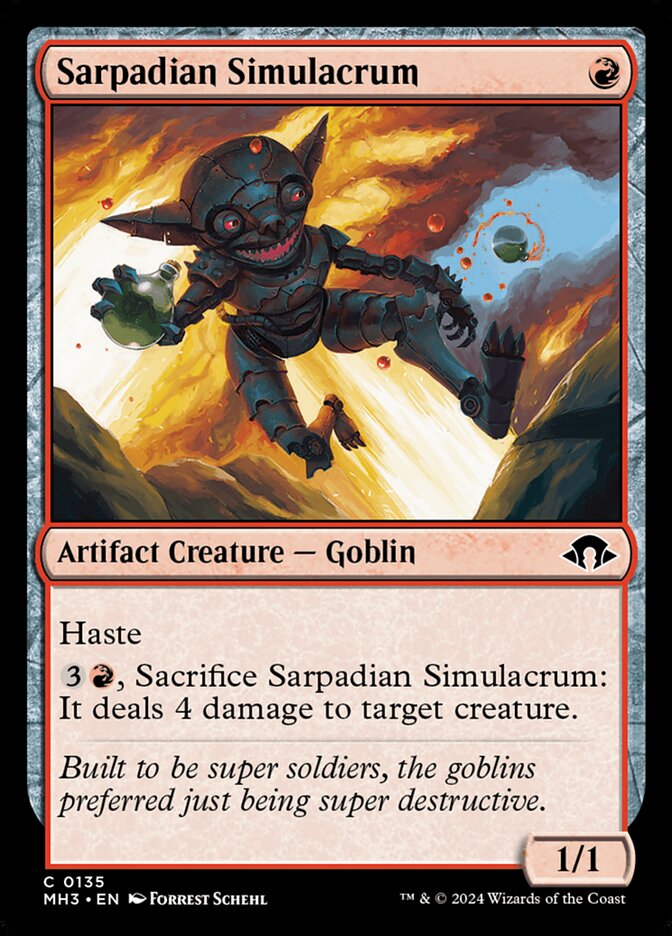 Sarpadian Simulacrum 135/319 (Modern Horizons 3) 