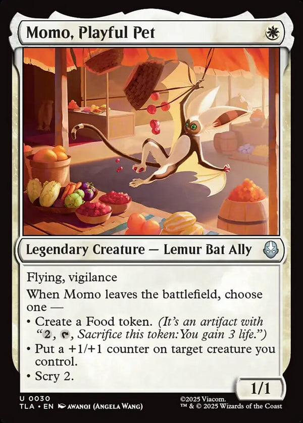 Momo, Playful Pet 30/286 (Avatar: The Last Airbender) 