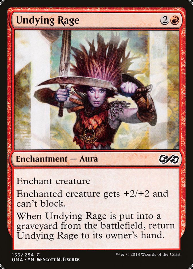 Undying Rage 153/254 (Ultimate Masters) 