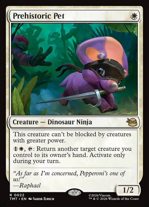 Prehistoric Pet 22/190 (Teenage Mutant Ninja Turtles) 