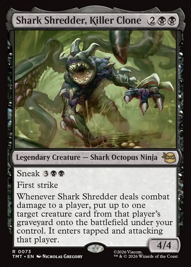 Shark Shredder, Killer Clone 73/190 (Teenage Mutant Ninja Turtles) 