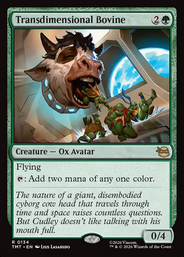 Transdimensional Bovine 134/190 (Teenage Mutant Ninja Turtles) 