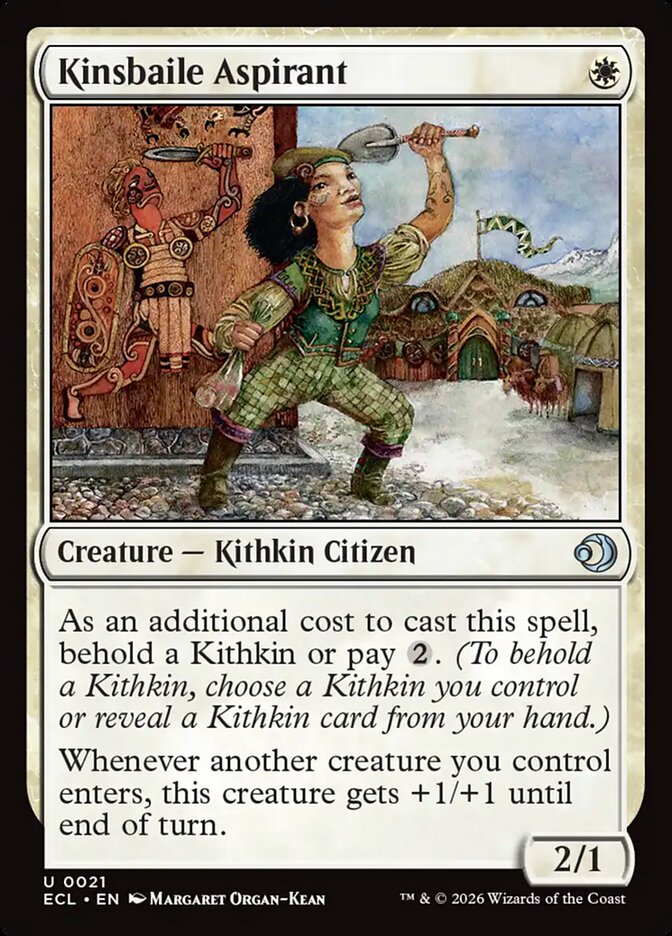 Kinsbaile Aspirant 21/273 (Lorwyn Eclipsed) 