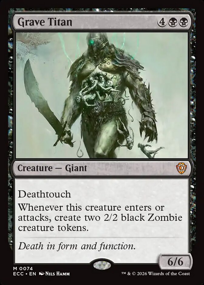 Grave Titan 74/176 (Commander: Lorwyn Eclipsed) 