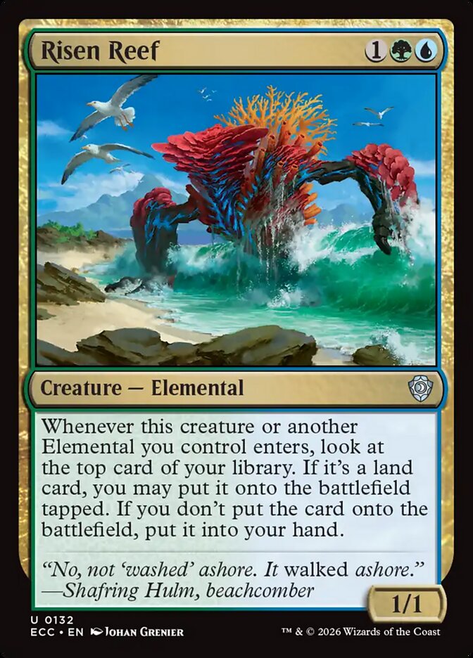 Risen Reef 132/176 (Commander: Lorwyn Eclipsed) 