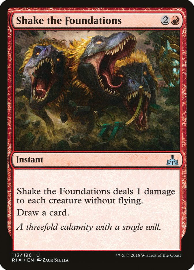 Shake the Foundations 113/196 (Rivals of Ixalan) 