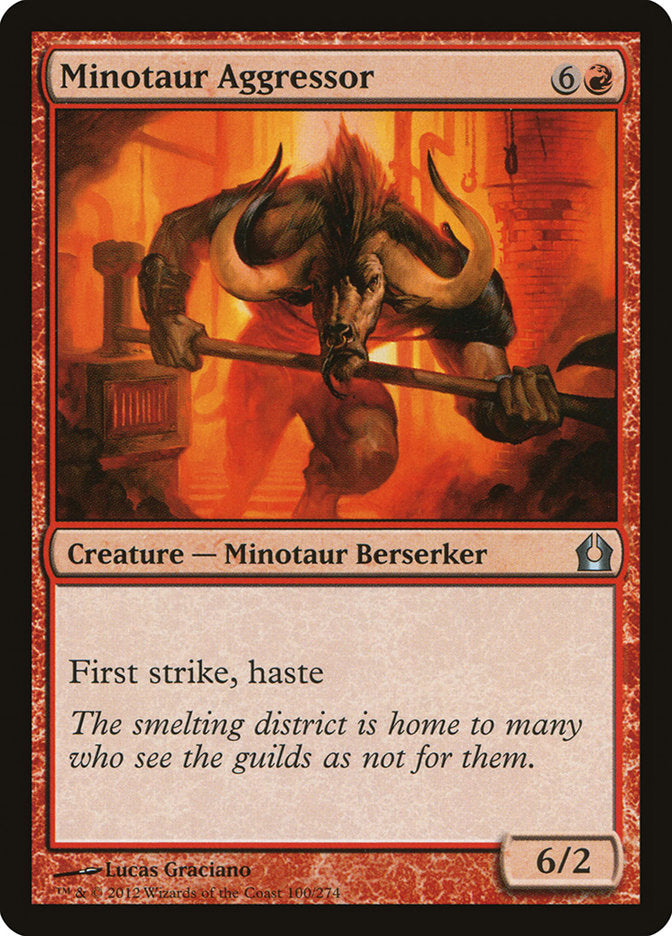 Minotaur Aggressor 100/274 (Return to Ravnica) 