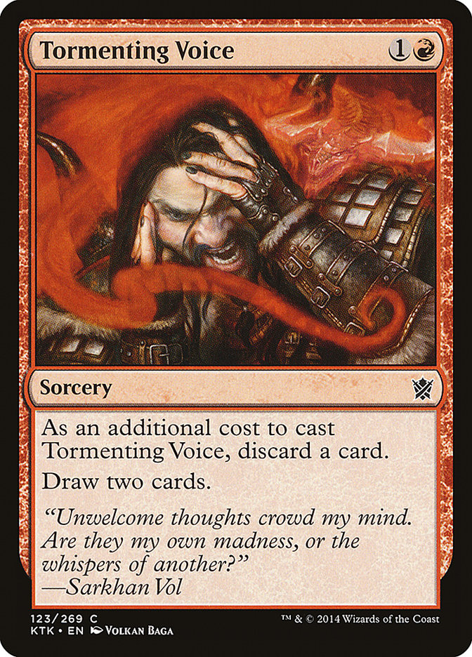 Tormenting Voice 123 (Khans of Tarkir) 