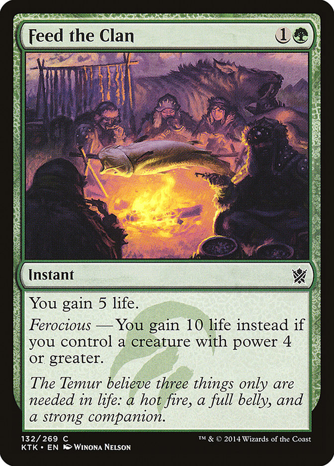 Feed the Clan 132/269 (Khans of Tarkir) 