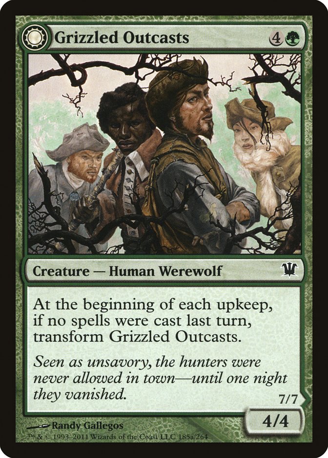 Grizzled Outcasts // Krallenhorde Wantons 185/264 (Innistrad) 