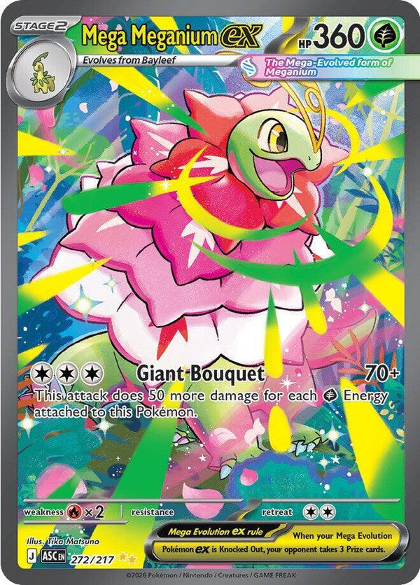 Mega Meganium ex 272/217 (ME: Ascended Heroes)  - Holofoil