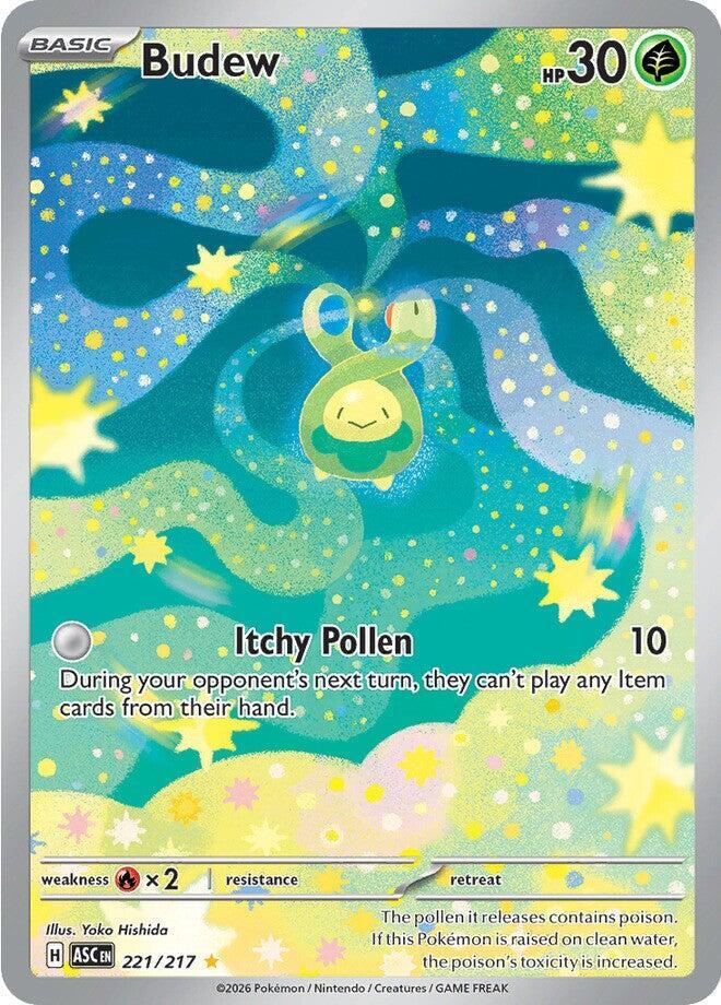 Budew 221 217 221/217 (ME: Ascended Heroes)  - Holofoil