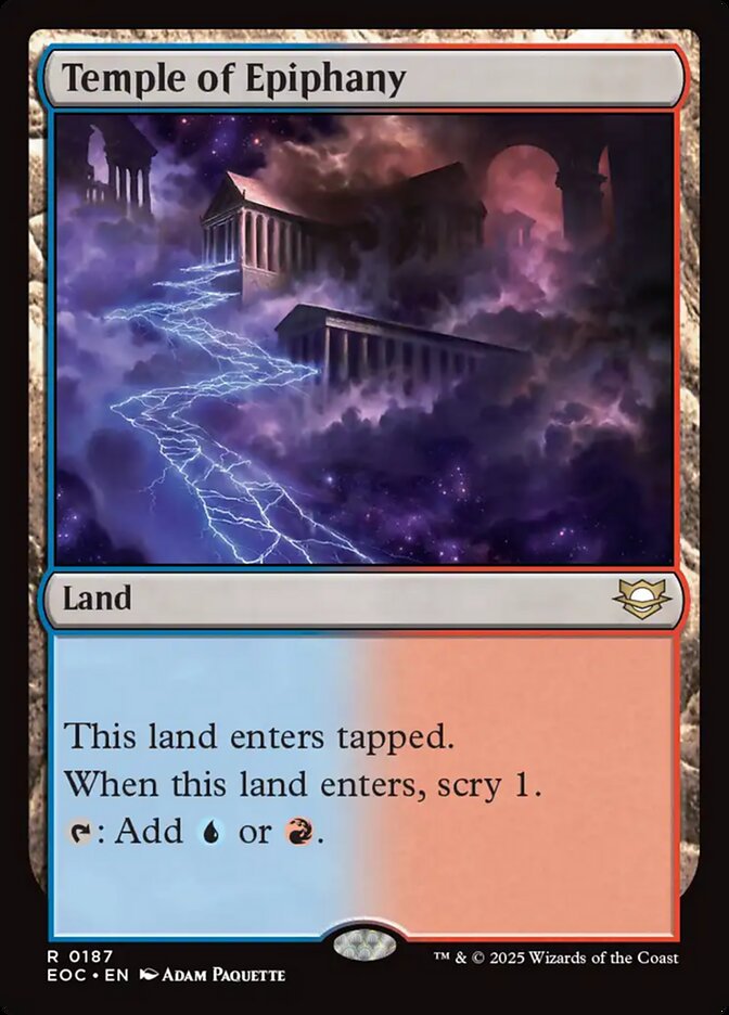 Temple of Epiphany 187 (Commander: Edge of Eternities) 