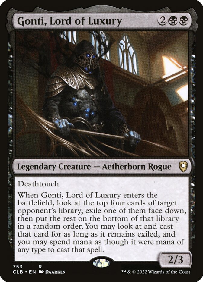Gonti, Lord of Luxury 753 (Commander Legends: Battle for Baldur's Gate) 