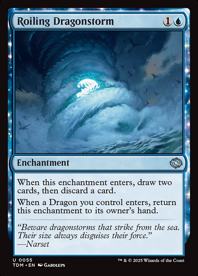 Roiling Dragonstorm 55 (Tarkir: Dragonstorm) 