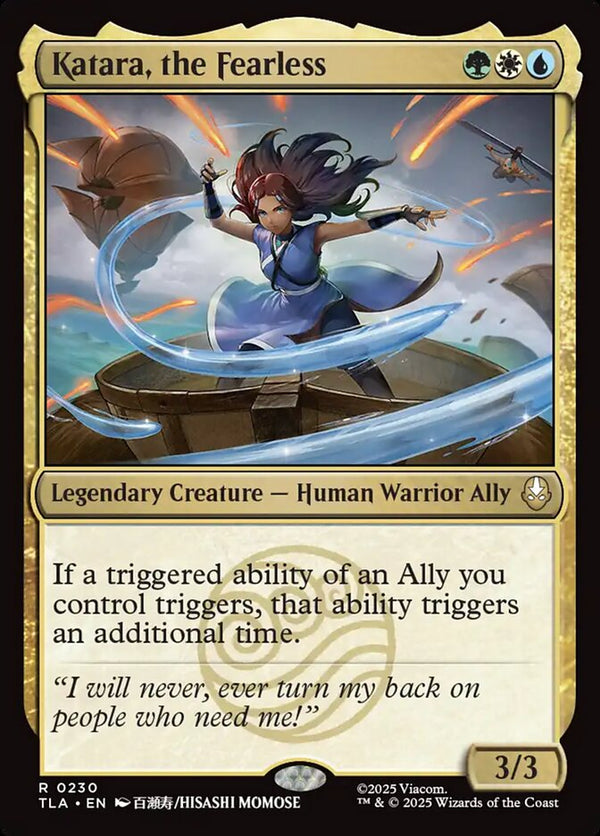 Katara, the Fearless 230/286 (Avatar: The Last Airbender) 