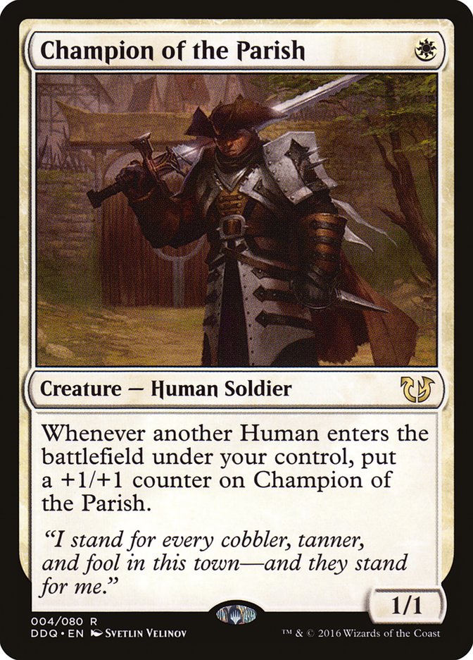 Champion of the Parish 4/80 (Duel Decks: Blessed vs. Cursed) 